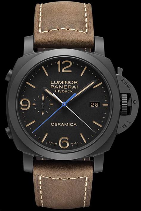 panerai luminor chrono flyback 44mm|panerai luminous paint.